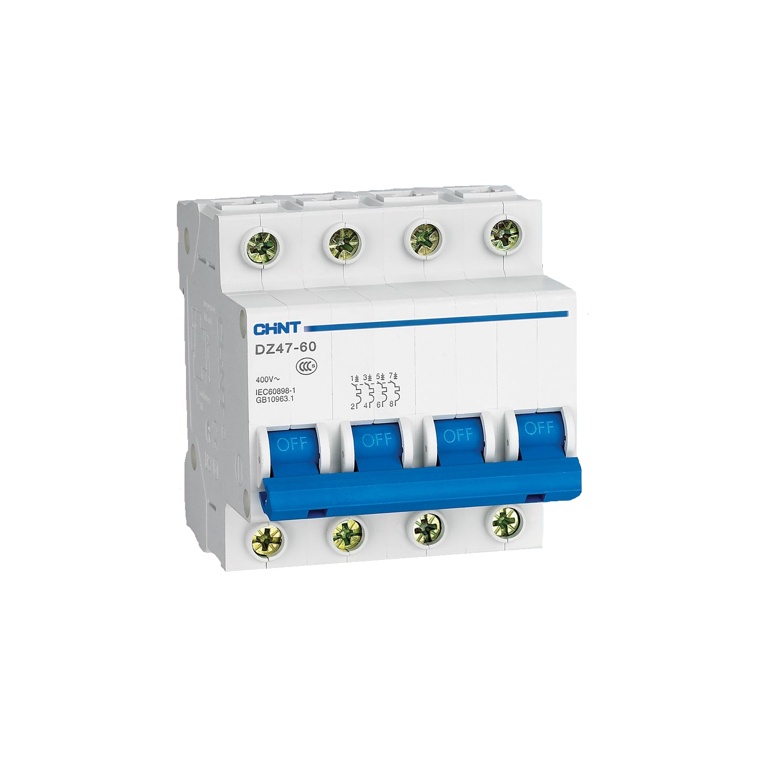 Авт. выкл.DZ47-60 4P 16А 4,5кА х-ка C