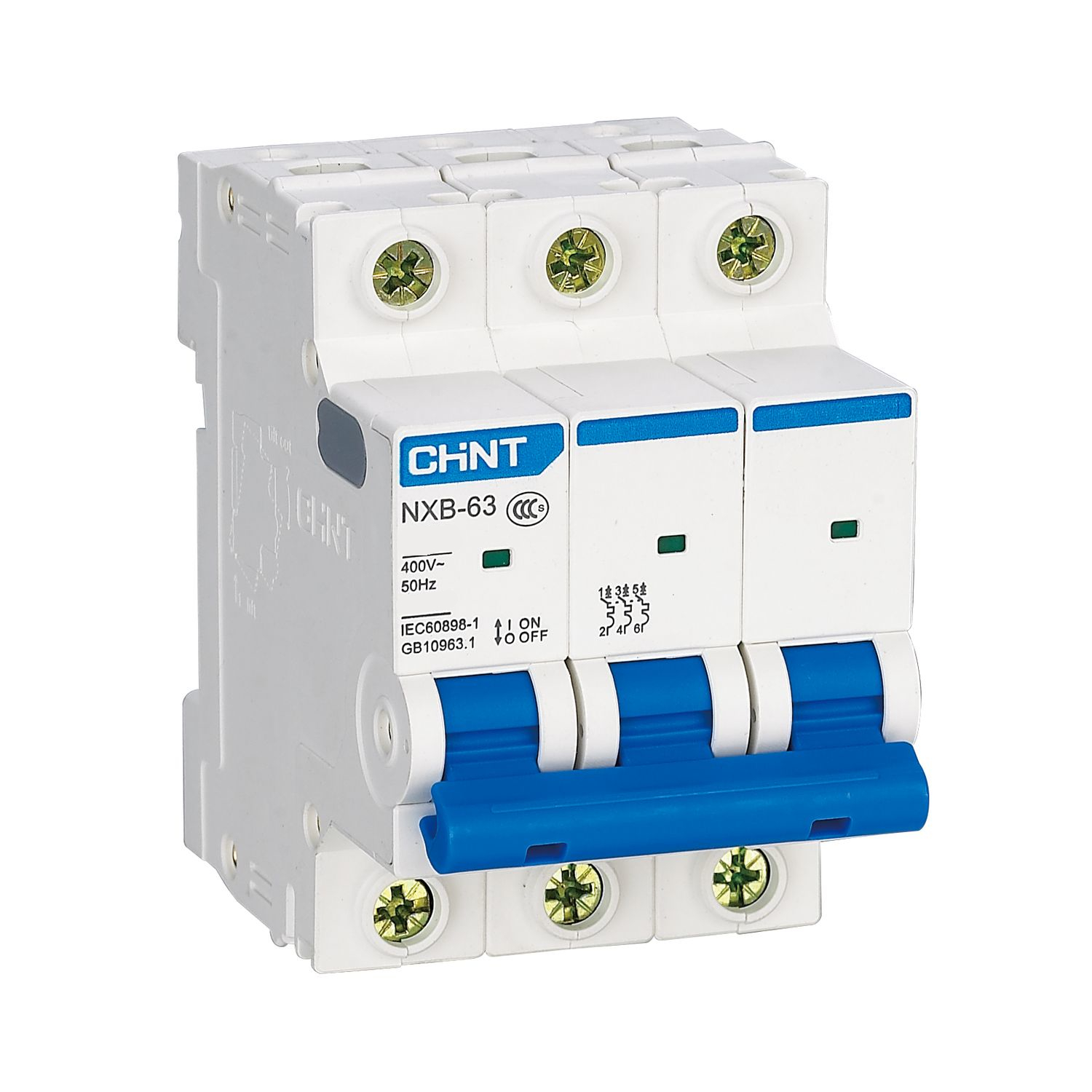 Авт.выкл. NXB-63 3P 25A (6kA) х-ка D CHINT 814185,