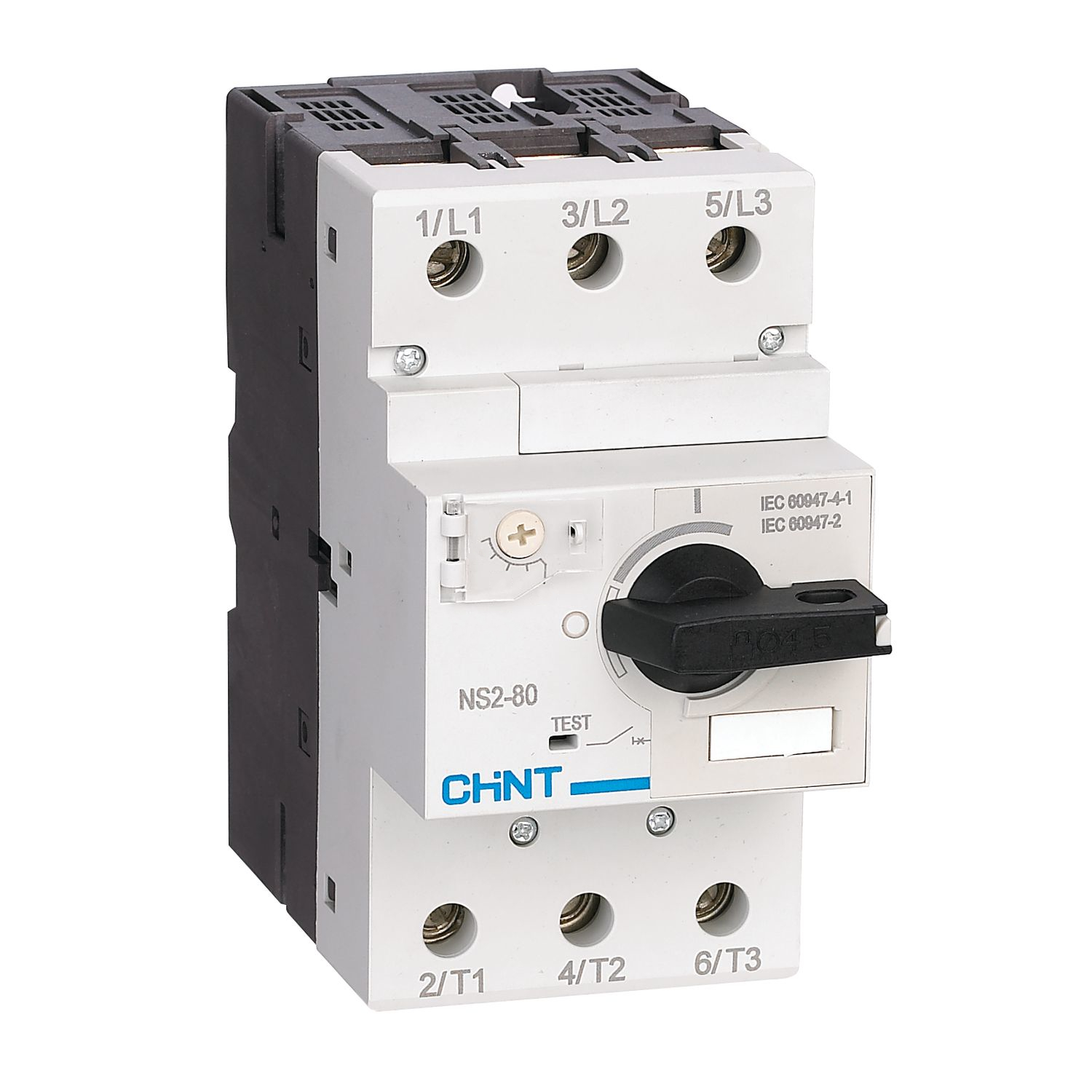 Автомат защиты двигателя 3P 80А 63-80А 15кА CHINT NS2(X)