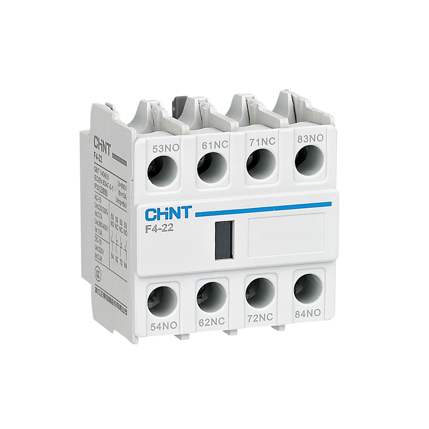 Приставка доп.контакты F4-40 к контактору NC1,NC2, NC8,(R), Ввезен РФ