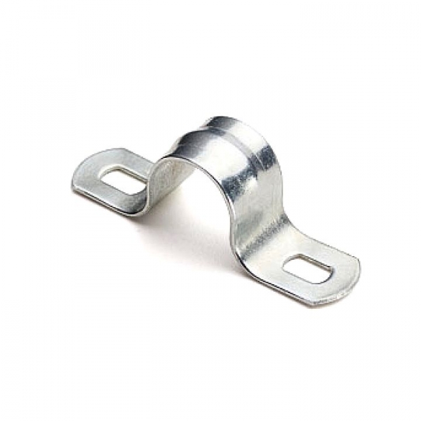 Скоба металлическая двухлапковая d25-26 мм (100 шт) EKF PROxima