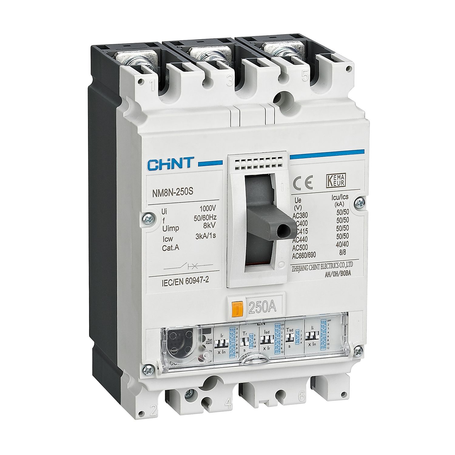 Авт. выкл. NM8N-630S EN 3P 400А 50кА с электр. расцепителем (R)