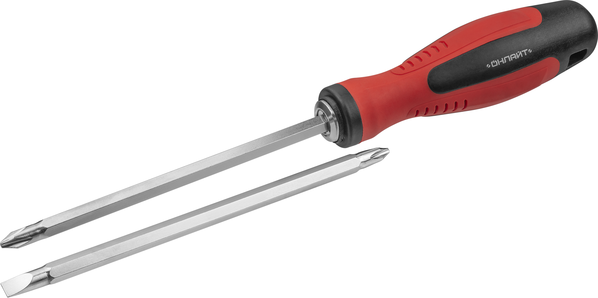 Отвёртка ОНЛАЙТ 82 995 OHT-Ot02-DS-PH2-SL6-120 (двухсторонняя), Ввезен из РФ