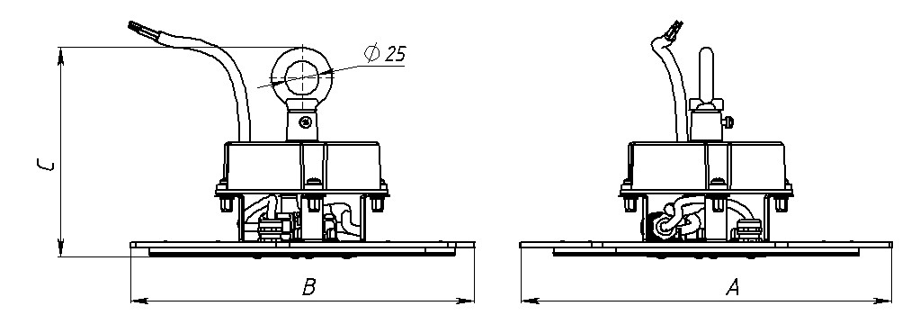 HOOK/P 2x50W D90 750 BK