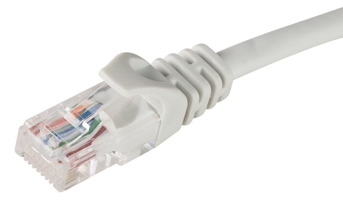 ITK Коммутационный шнур (патч-корд), кат.5Е FTP, 1м, серый