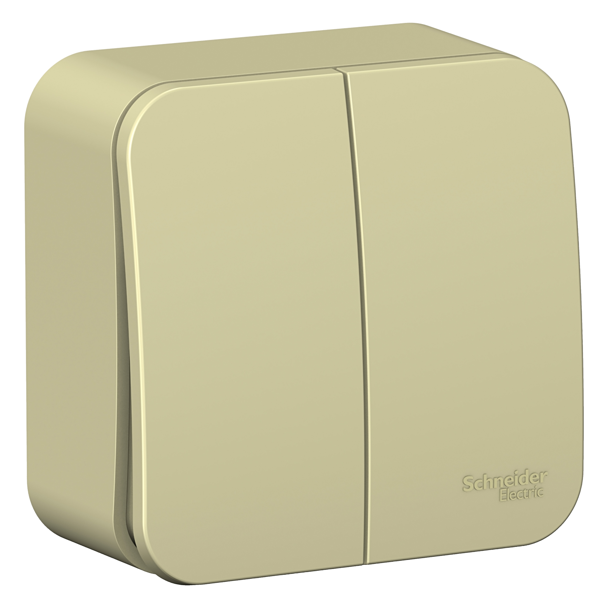 БЛАНКА Выключатель 2кл. о/у, 10А IP20 (бежевый, изол. пл.) BLNVA105017,