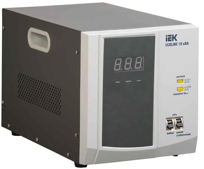 Стабилизатор напряжения переносной серии Ecoline 10кВА ИЭК,