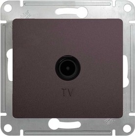 GSL001391 Розетка TV оконечная 1DB (графит) (10шт/уп), Ввезен из РФ