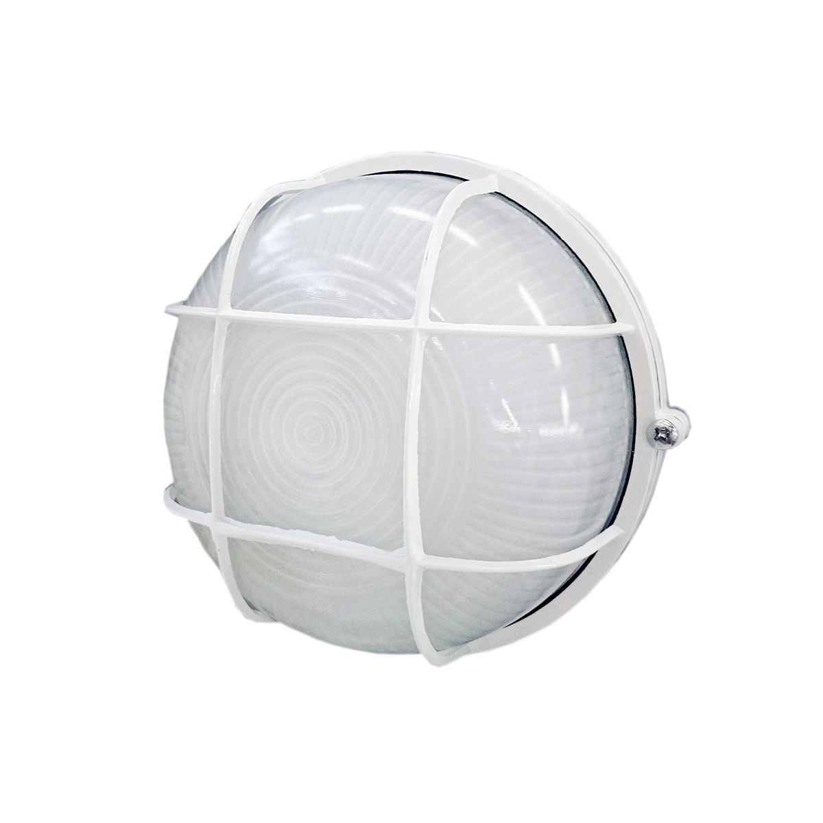 Светильник НПП1302 белый/круг с реш.60Вт IP54 IEK