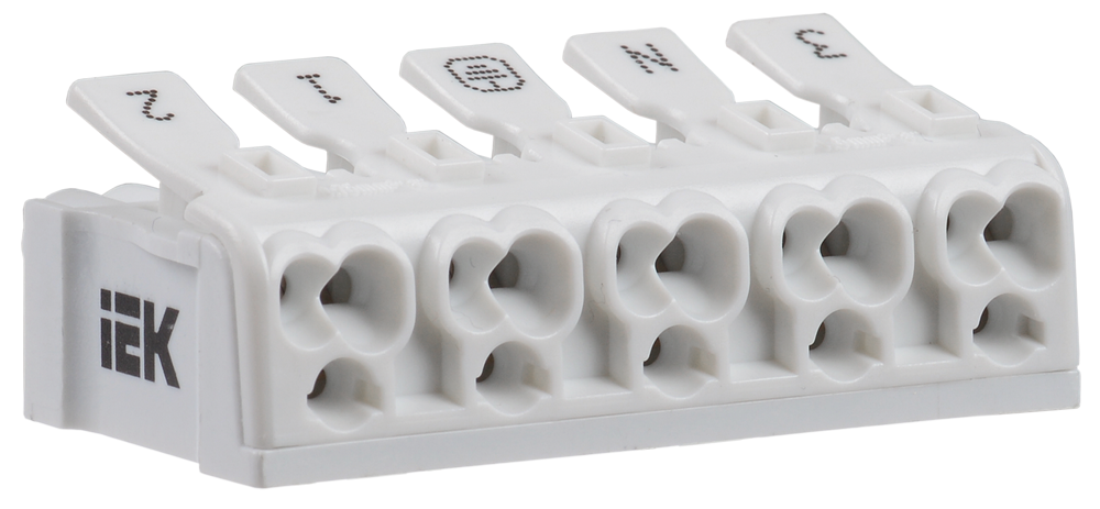 Клемма пружинная соединительная КСП5-3L+N+PE IEK