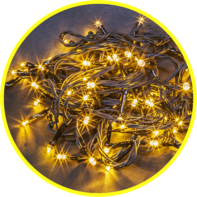 Гирлянда Navigator 61 831 NGF-S01-200WW-10-21.5m-230-C8-BL-IP44,