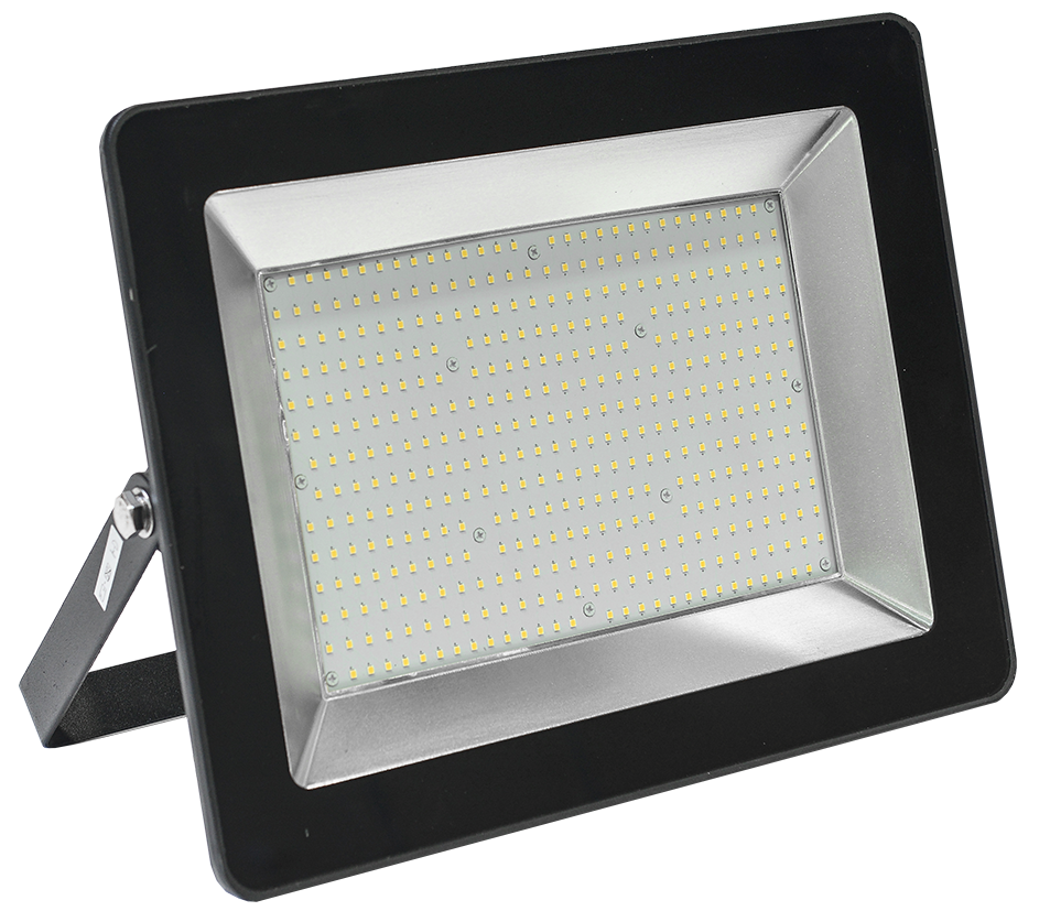 Прожектор светодиодный СДО 06-200 черный IP65 6500K IEK,