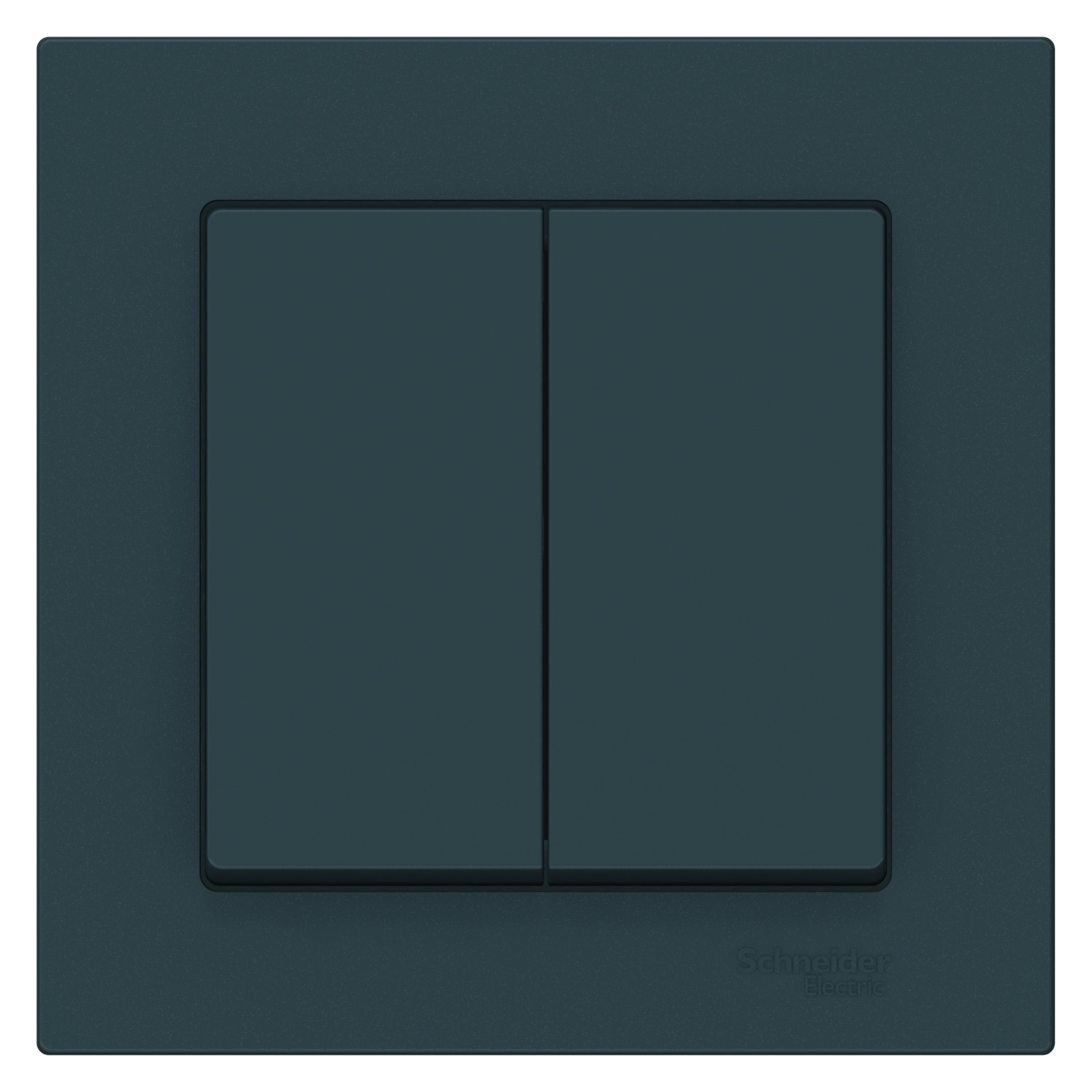 ATLASDESIGN 2-клавишный ВЫКЛЮЧАТЕЛЬ, сх.6, 10АХ, в сборе, ИЗУМРУД