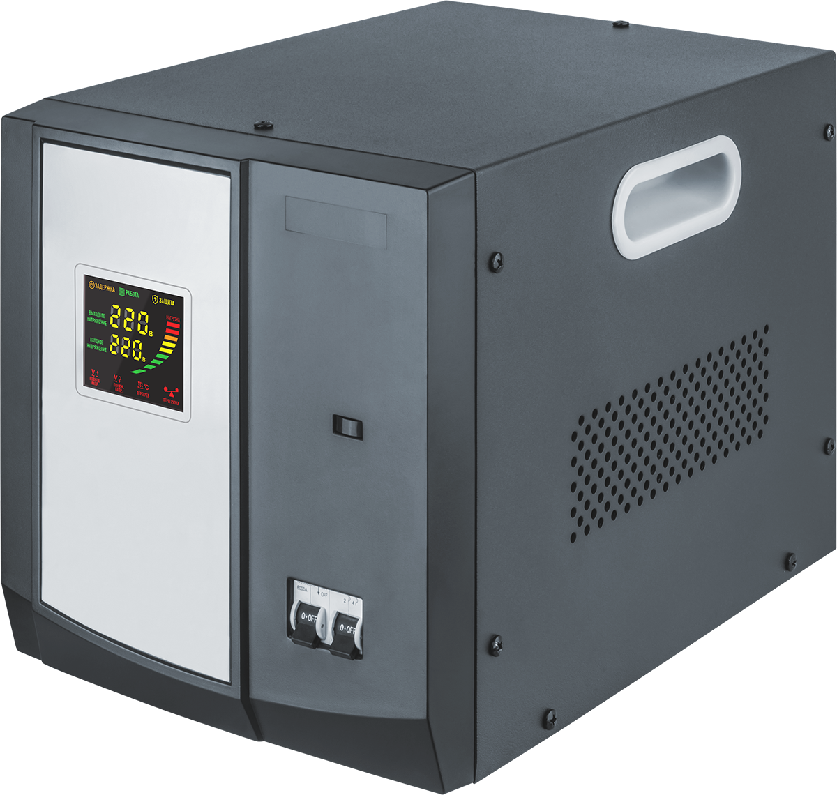 Стабилизатор напряжения электронный 1-фаз. 5000ВА 8% IP20 Navigator