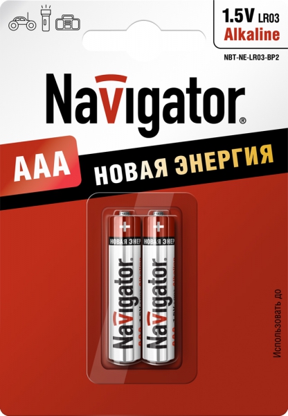 Элемент питания Navigator 94 750 NBT-NE-LR03-BP2, Ввезен из РФ