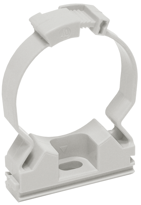 ELASTA Хомутный держатель CFC32 серый IEK,