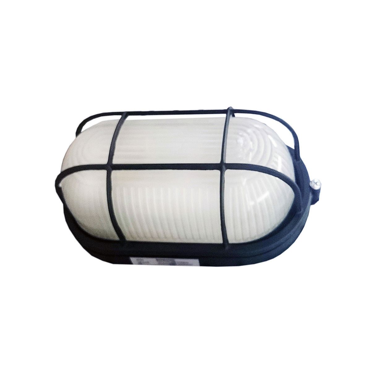 Светильник НПП1402 черный/овал с реш.60Вт IP54 IEK