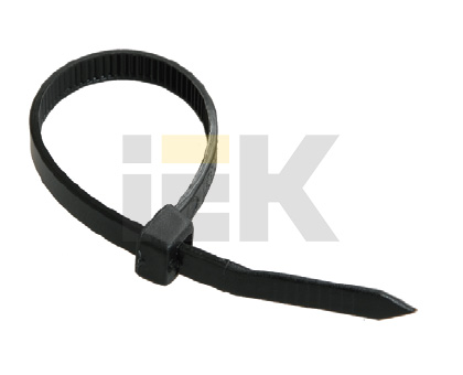Хомут 8,8х450мм нейлон черный (100шт) IEK