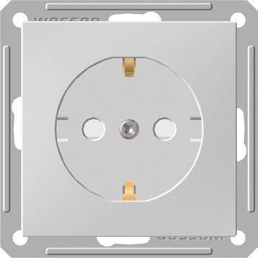 W59 Розетка 1-я с/у с/з з/шт 16А (белый, б/рамки)(20шт) RS16-152-1-86,