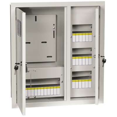 TITAN Корпус метал. ЩУРв-3/30 (550х500х165) IP31 IEK