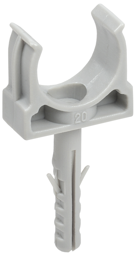 ELASTA Держатель с защелкой и дюбелем CT20 (без винта) IEK