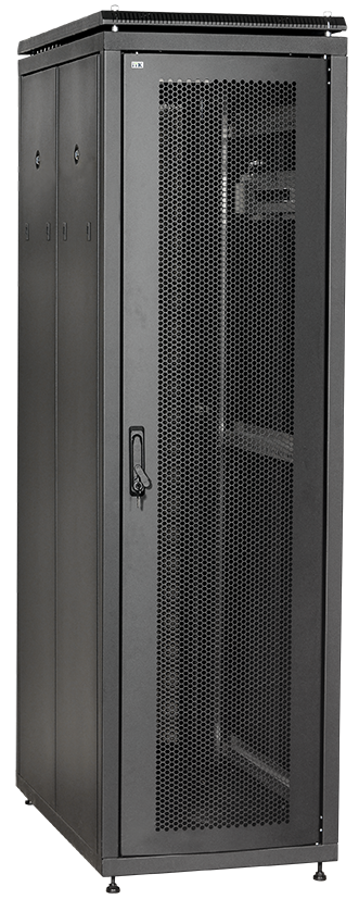 ITK Шкаф сетевой 19" LINEA N 18U 600х800 мм перфорированная передняя дверь черный